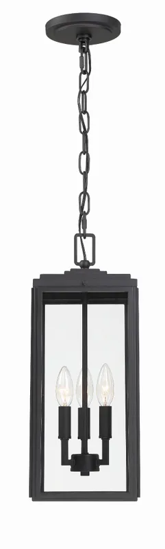 Byron 7.5'' Outdoor Pendant — Crystorama Lighting LED Pendant Lights  