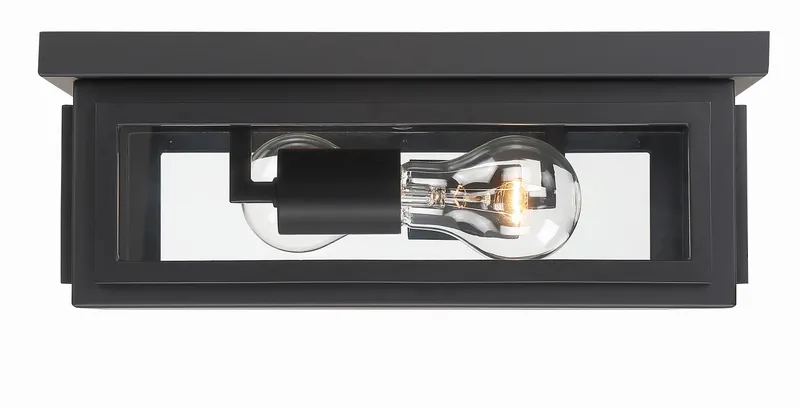 Byron 12.75'' Outdoor Flush Mount — Crystorama Lighting LED Ceiling Lights  