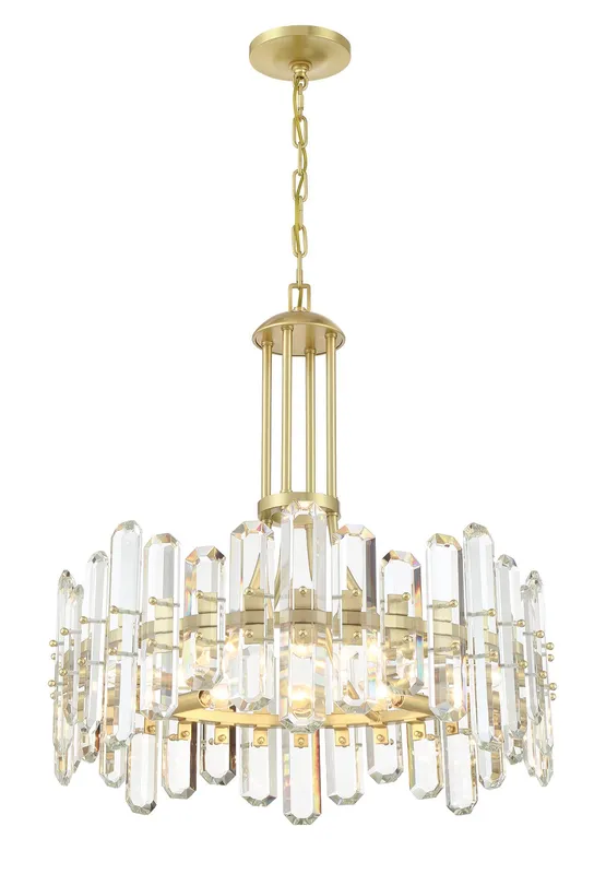 Bolton 24.75'' Chandelier — Crystorama Lighting LED Pendant Lights  