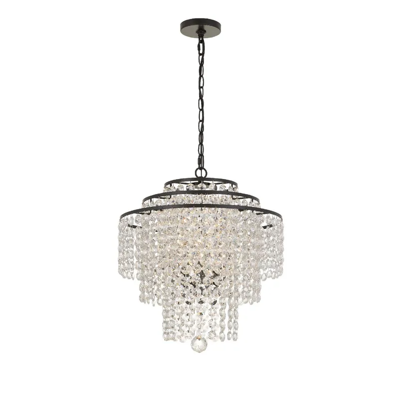 Arielle 18'' Chandelier — Crystorama Lighting LED Pendant Lights  