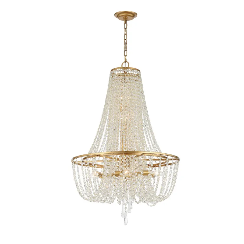 Arcadia 24'' Chandelier — Crystorama Lighting LED Pendant Lights  
