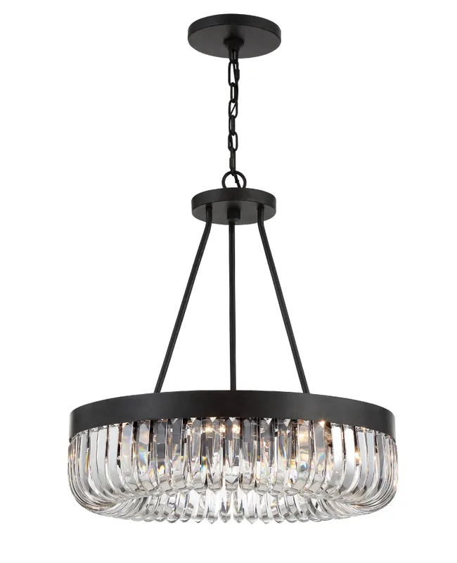 Alister 23.25'' Chandelier — Crystorama Lighting LED Pendant Lights  