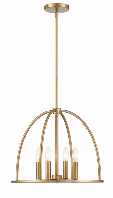Abbott 18.25'' Chandelier — Crystorama Lighting LED Pendant Lights  