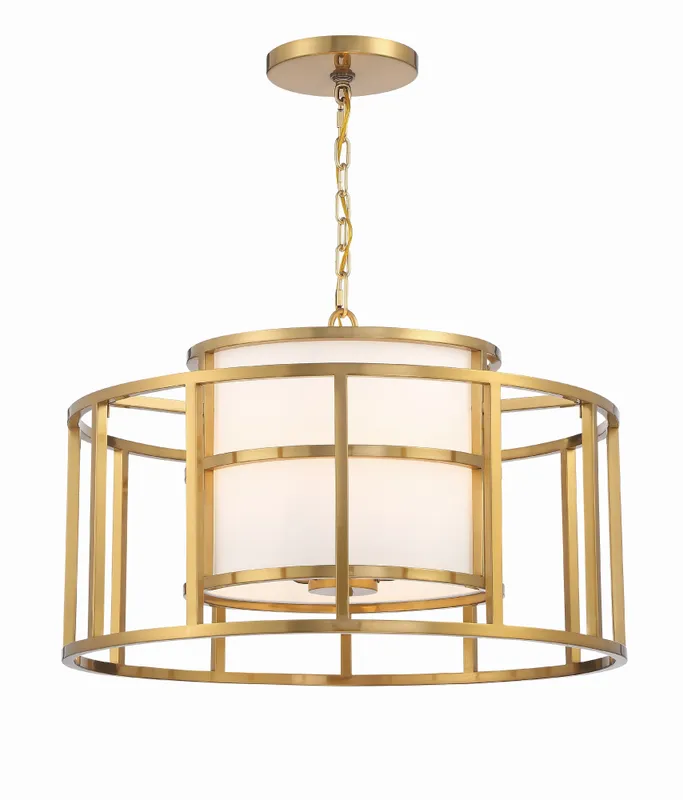 Hulton 25'' Chandelier — Crystorama Lighting LED Pendant Lights  