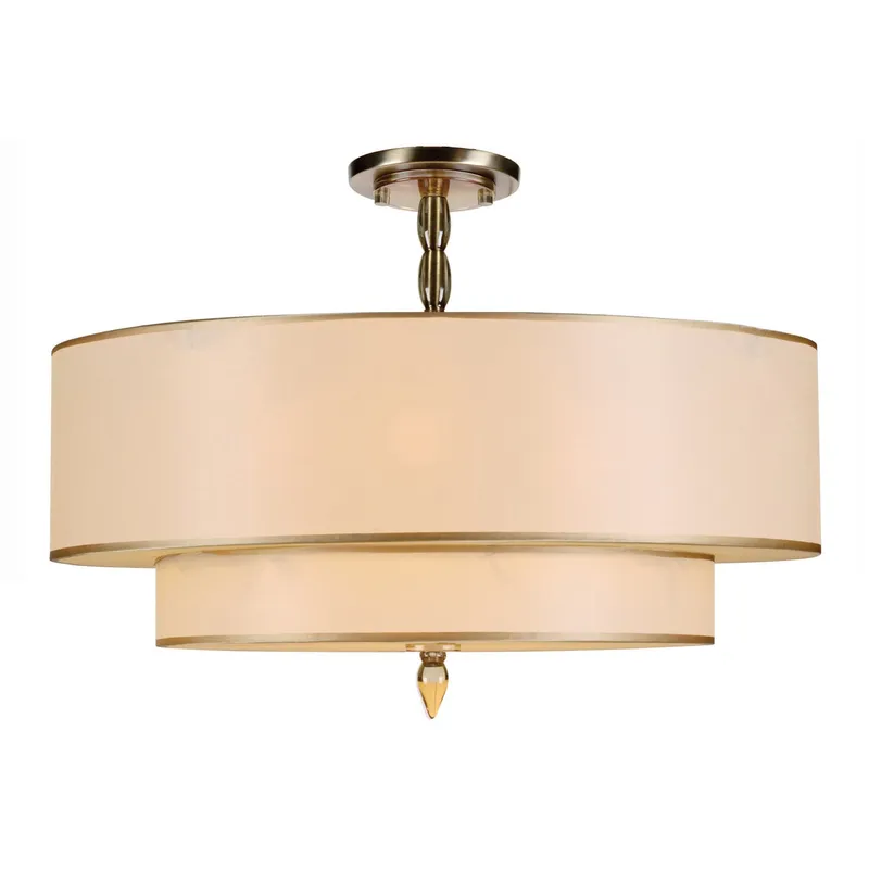 Luxo 26'' Semi Flush Mount — Crystorama Lighting LED Ceiling Lights  