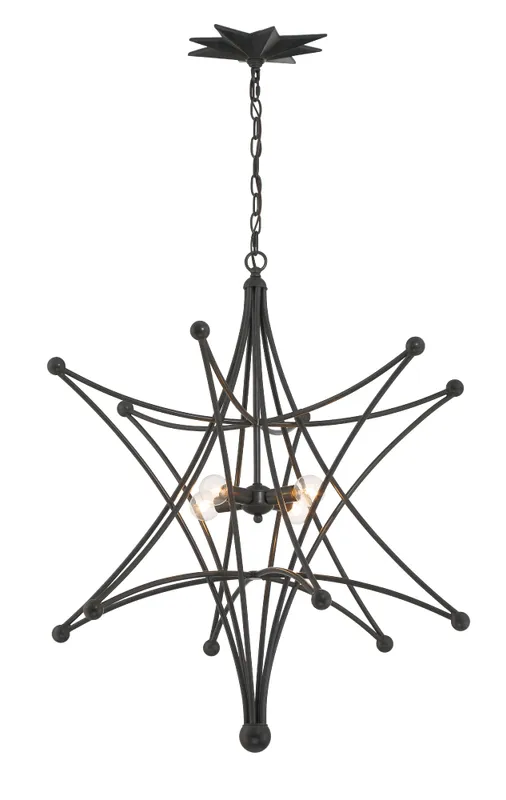 Astro 27'' Chandelier — Crystorama Lighting LED Pendant Lights  