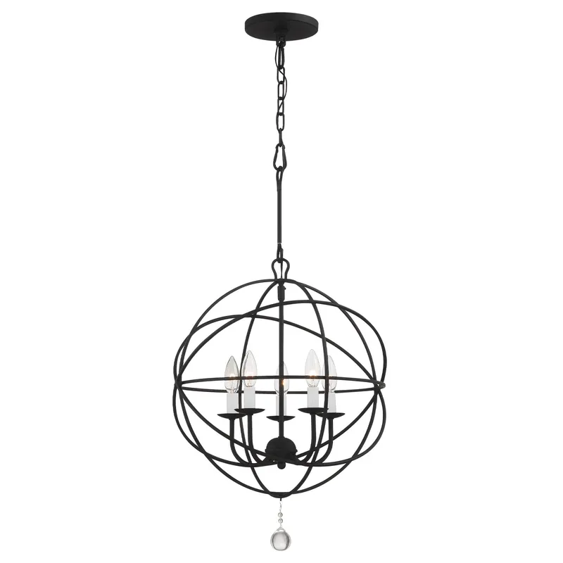 Solaris 17'' Chandelier — Crystorama Lighting LED Pendant Lights  