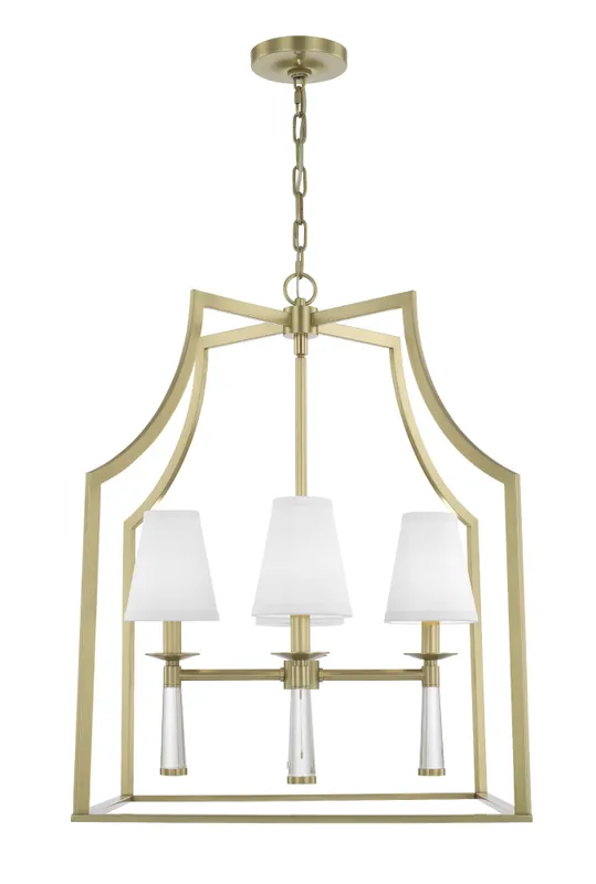 Baxter 22'' Chandelier — Crystorama Lighting LED Pendant Lights  