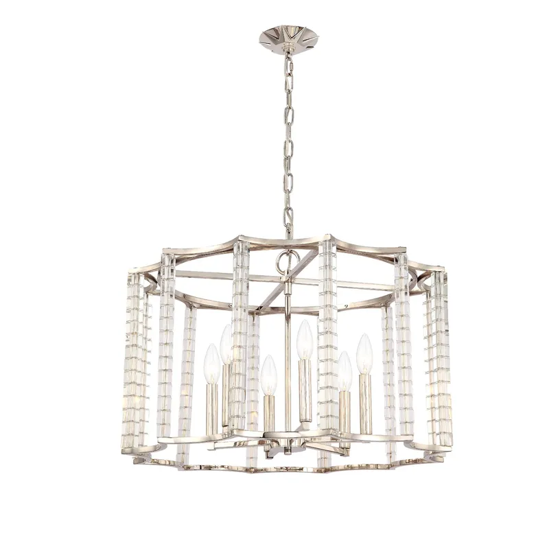 Carson 28'' Chandelier — Crystorama Lighting LED Pendant Lights  