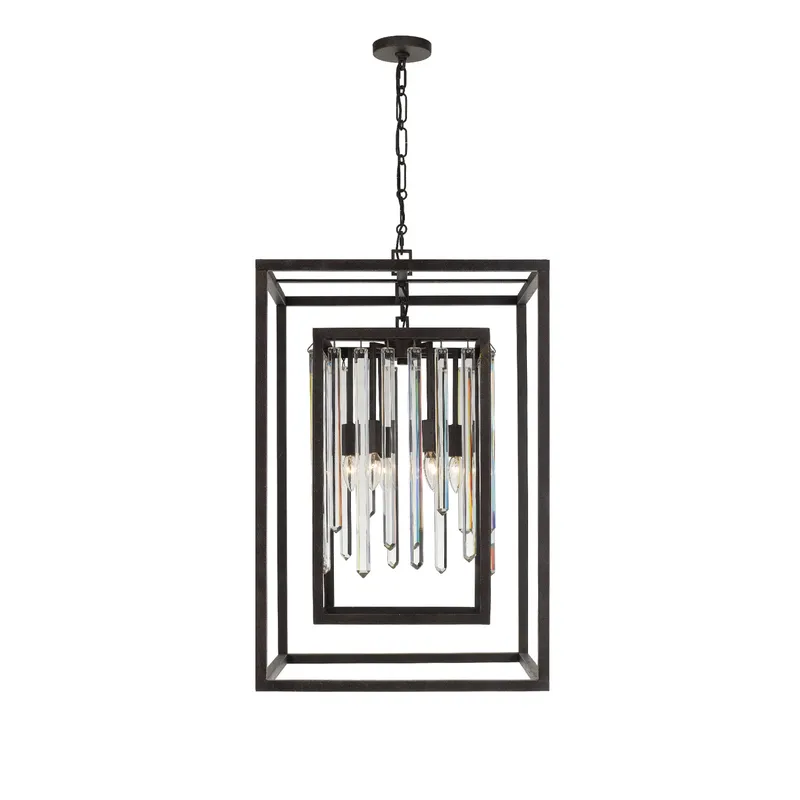 Hollis 21'' Chandelier — Crystorama Lighting LED Pendant Lights  