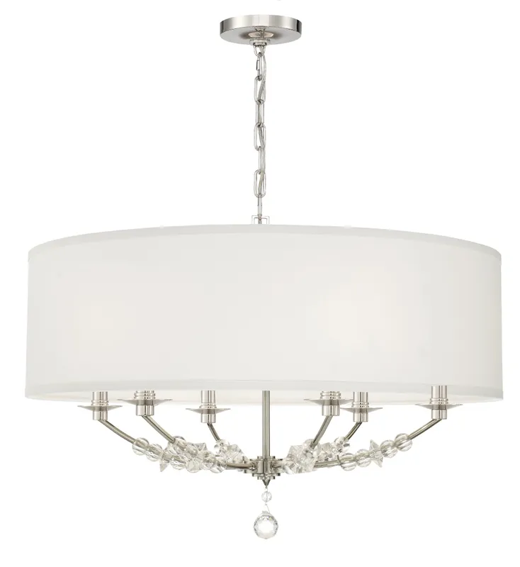 Mirage 30'' Chandelier — Crystorama Lighting LED Pendant Lights  