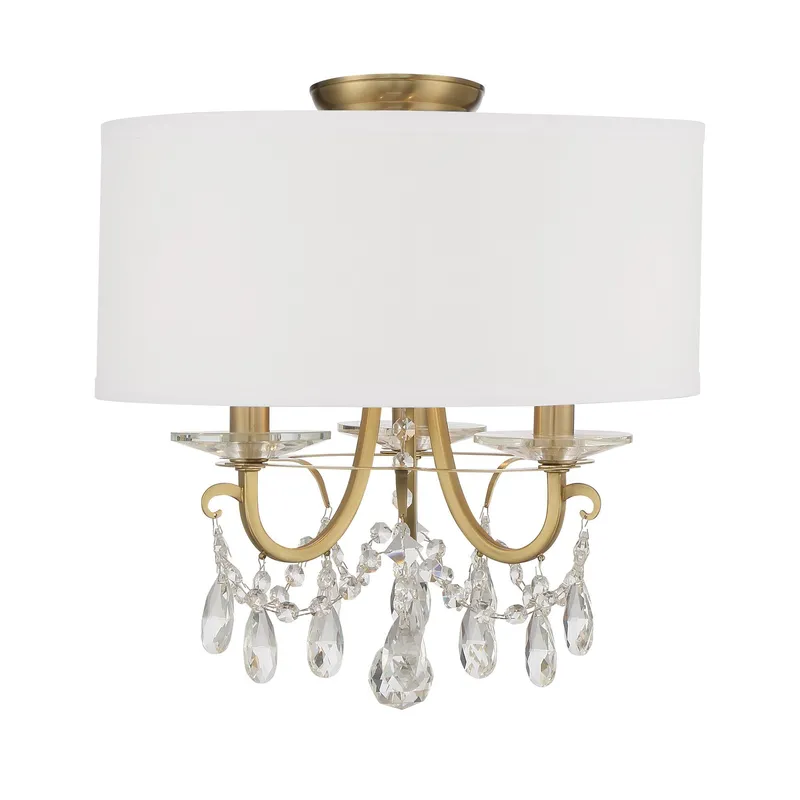 Othello 14'' Semi Flush Mount — Crystorama Lighting LED Ceiling Lights  