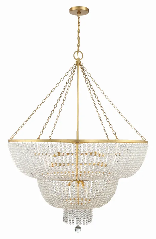 Rylee 48.5'' Chandelier — Crystorama Lighting LED Pendant Lights  