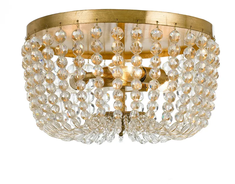 Rylee 12.5'' Flush Mount — Crystorama Lighting LED Ceiling Lights  