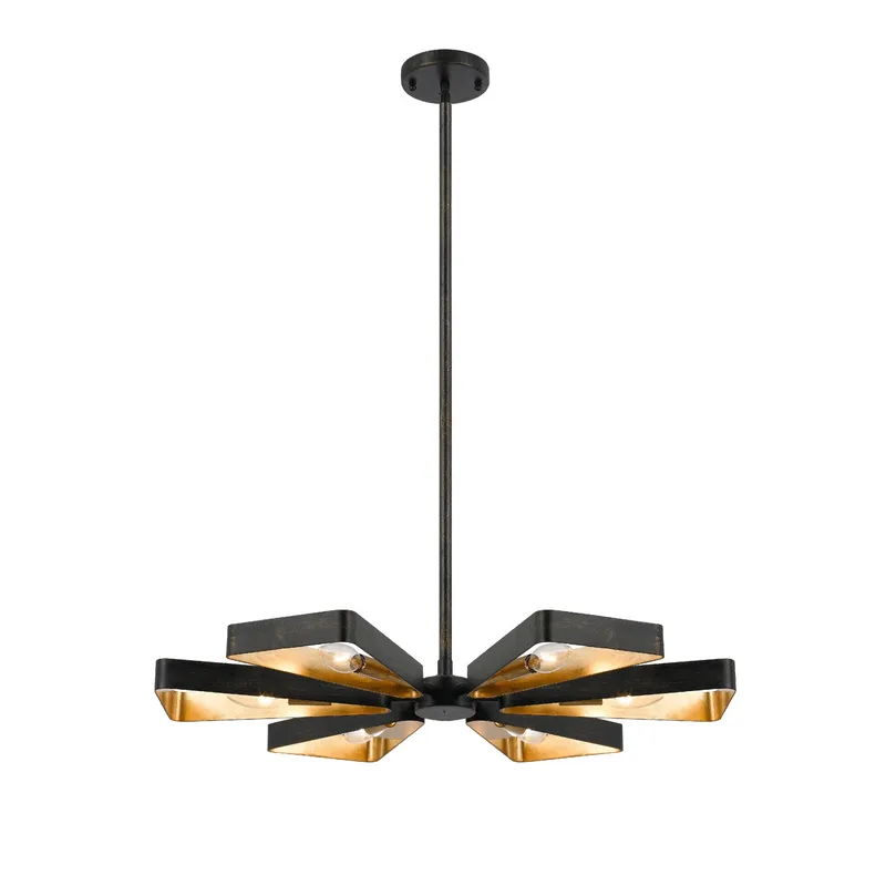 Luna 27'' Chandelier — Crystorama Lighting LED Pendant Lights  