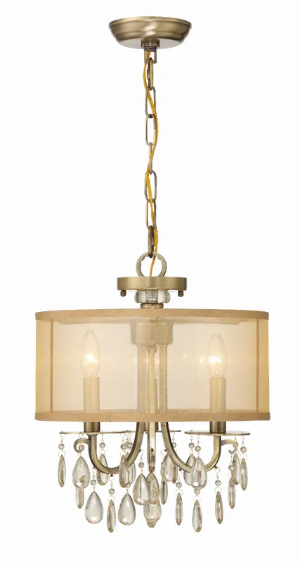 Hampton 14'' Chandelier — Crystorama Lighting LED Pendant Lights  
