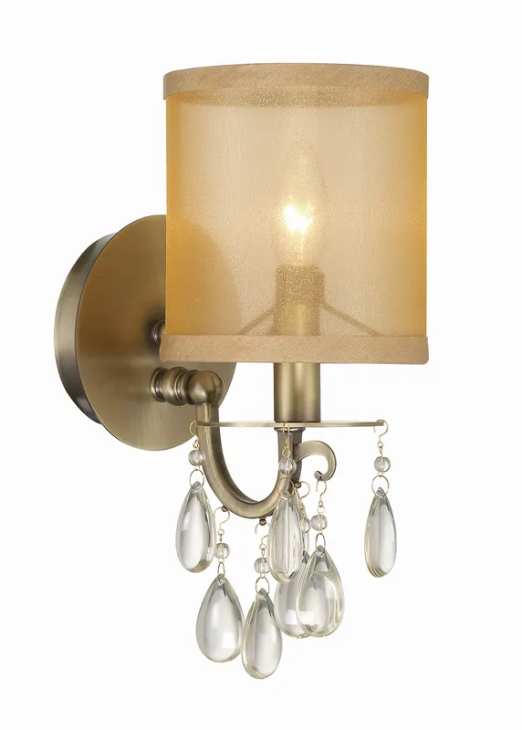 Hampton 5.5'' Sconce — Crystorama Lighting LED Wall Lights  
