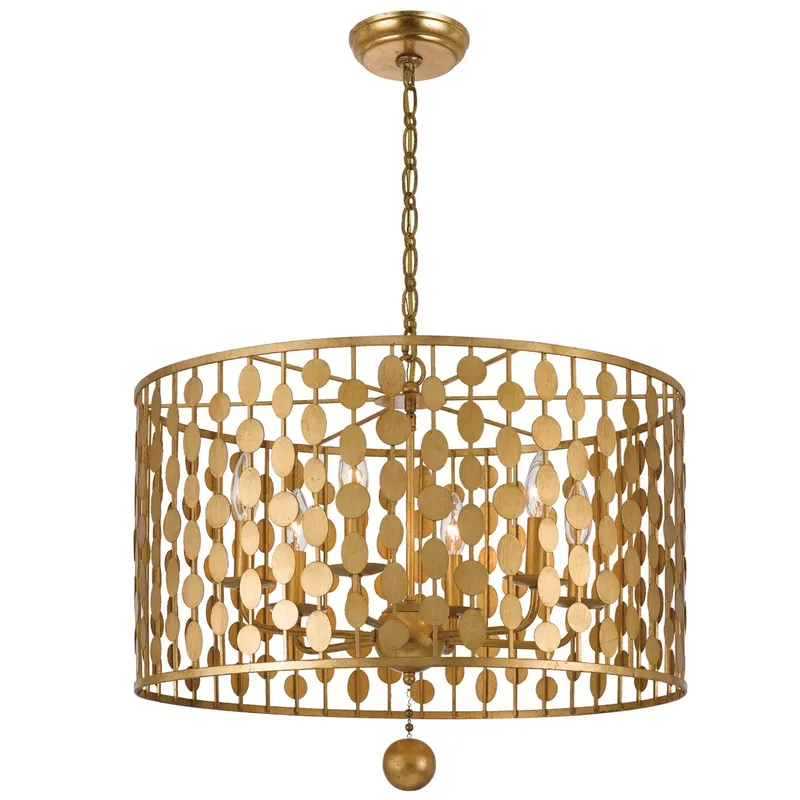 Layla 23.75'' Chandelier — Crystorama Lighting LED Pendant Lights  