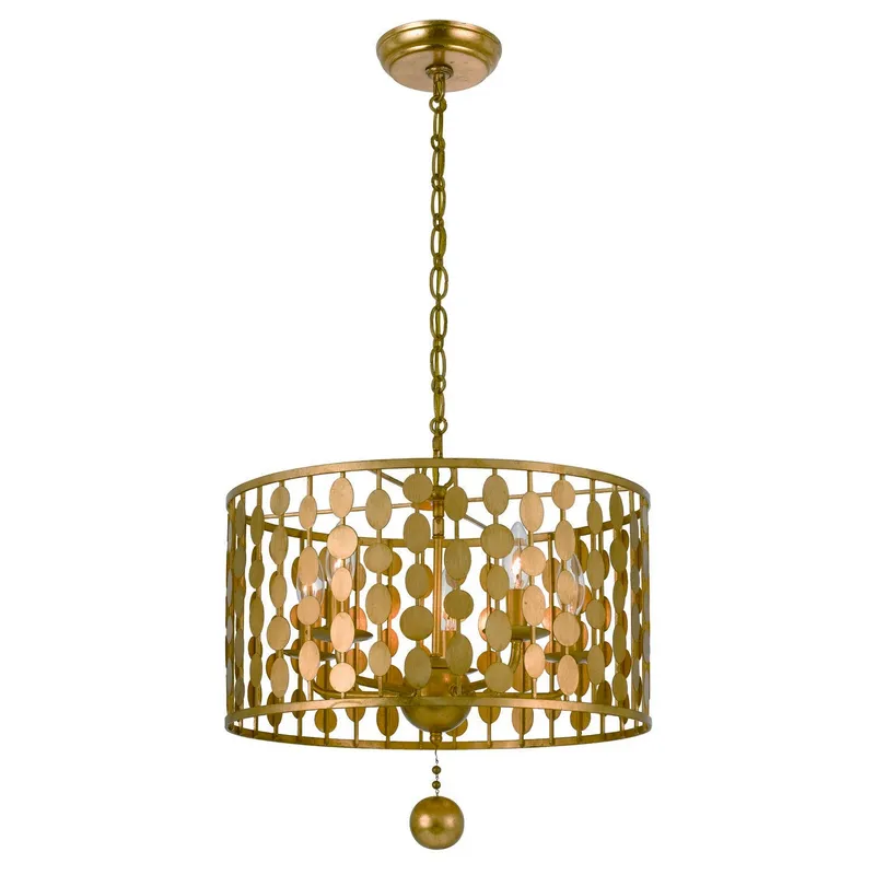 Layla 18'' Chandelier — Crystorama Lighting LED Pendant Lights  