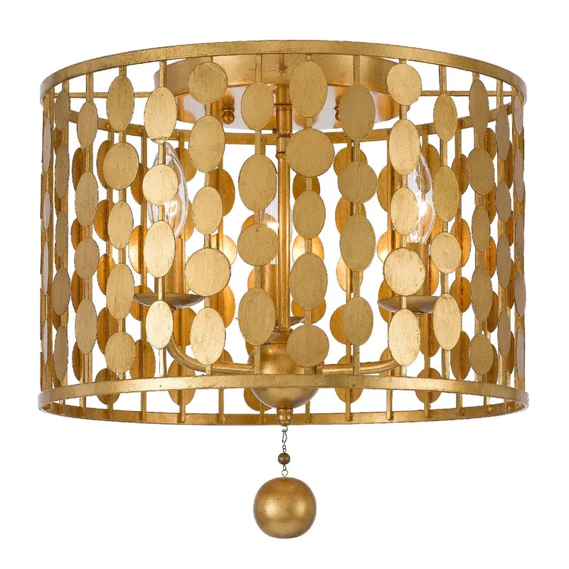 Layla 15'' Flush Mount — Crystorama Lighting LED Ceiling Lights  