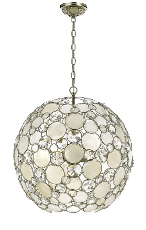 Palla 22'' Chandelier — Crystorama Lighting LED Pendant Lights  