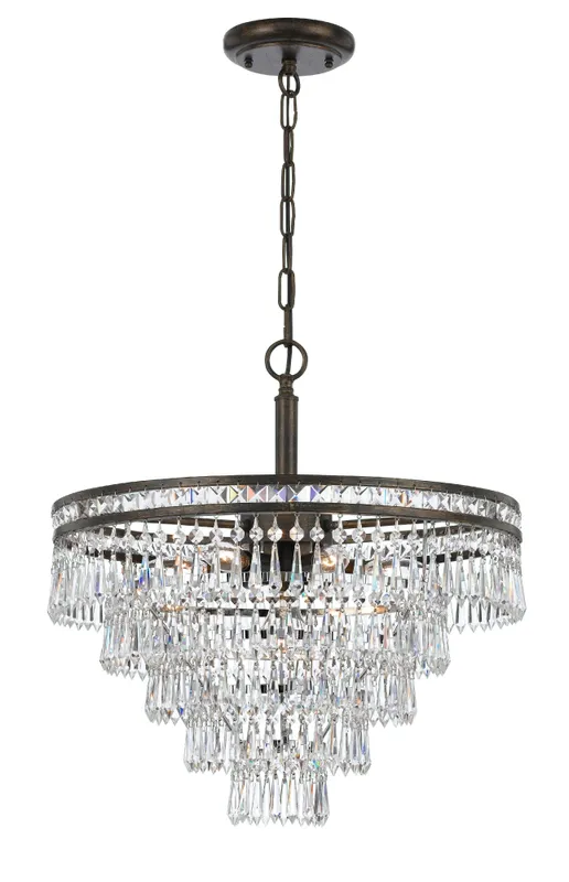 Mercer 20'' Chandelier — Crystorama Lighting LED Pendant Lights  