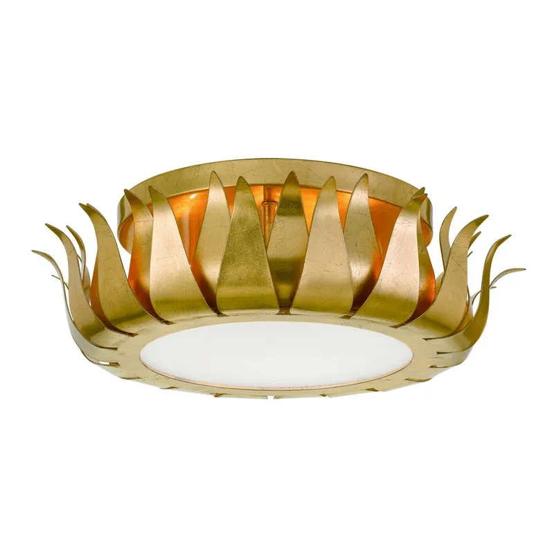 Broche 16'' Flush Mount — Crystorama Lighting LED Ceiling Lights  