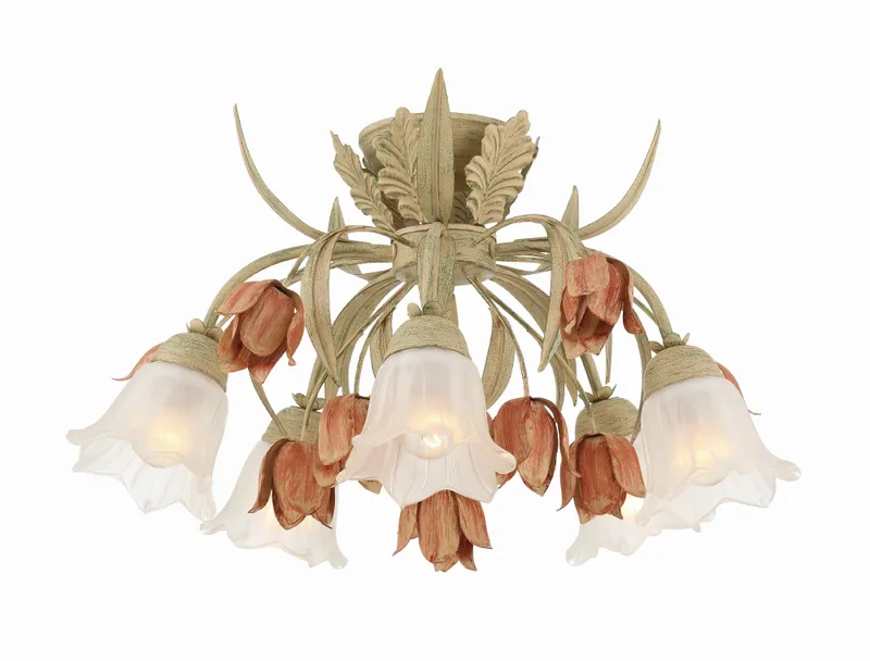 Southport 22'' Semi Flush Mount — Crystorama Lighting LED Ceiling Lights  