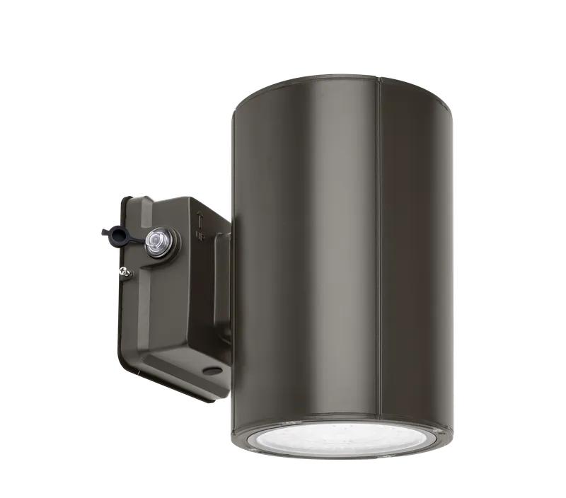 Wall Mounted Up/Down Cylinder 38W Bronze — American Lighting Systems LED Wall Lights 38.0W 3000K