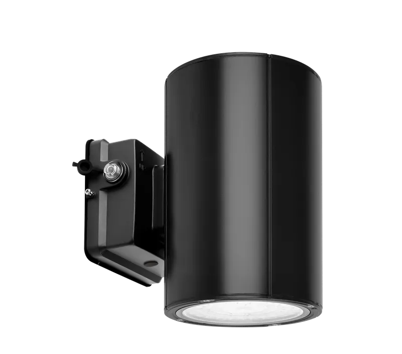 Wall Mounted Up/Down Cylinder 38W Black — American Lighting Systems LED Wall Lights 38.0W 3000K