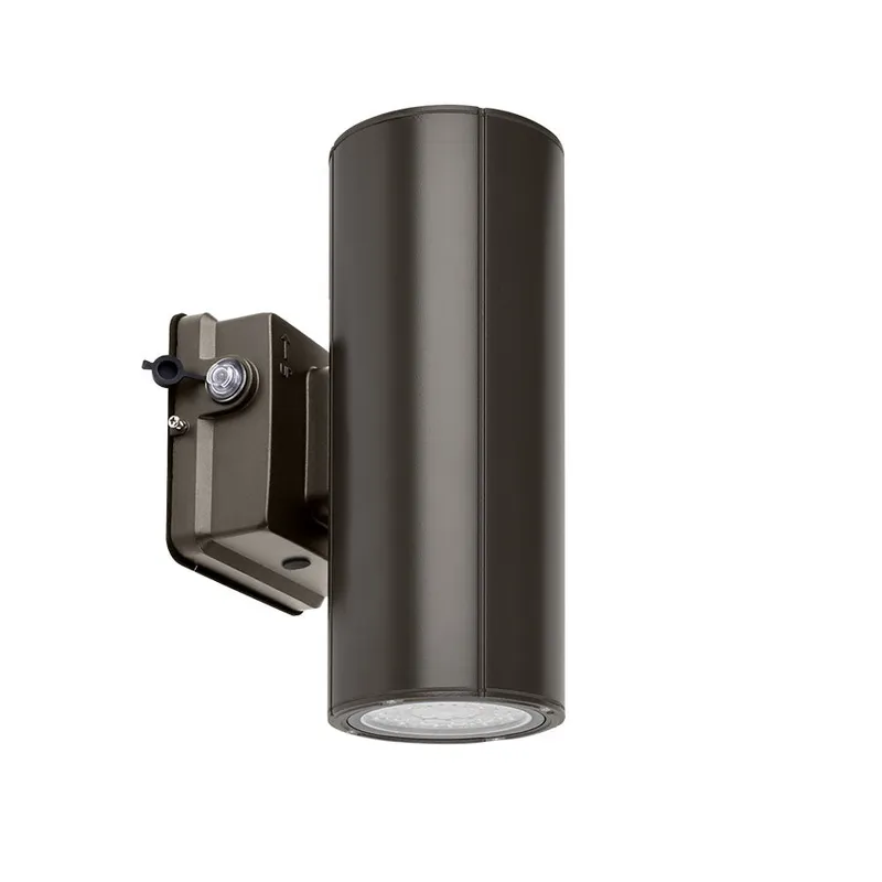 Wall Mounted Up/Down Cylinder 20w Bronze — American Lighting Systems LED Wall Lights 20.0W 3000K