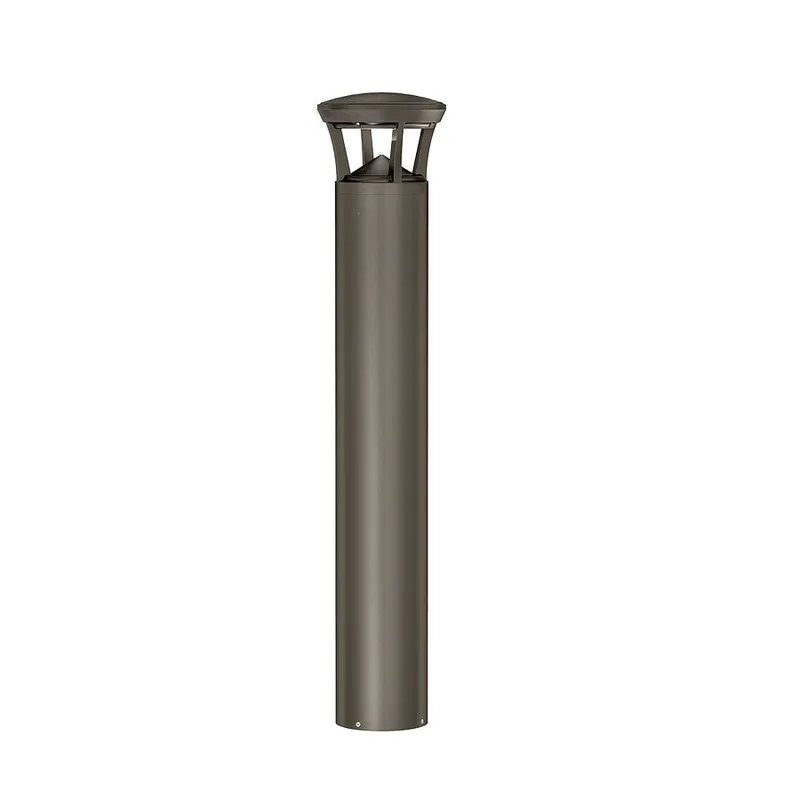 42" Round Bollard Bronze with Crown Top — American Lighting Systems LED Bollards & Pathway Lights 12.0W 3000K