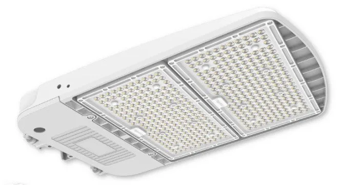 300W Shoebox Parking Lot Fixture White Finish — American Lighting Systems LED Area Lights 300.0W 5000K