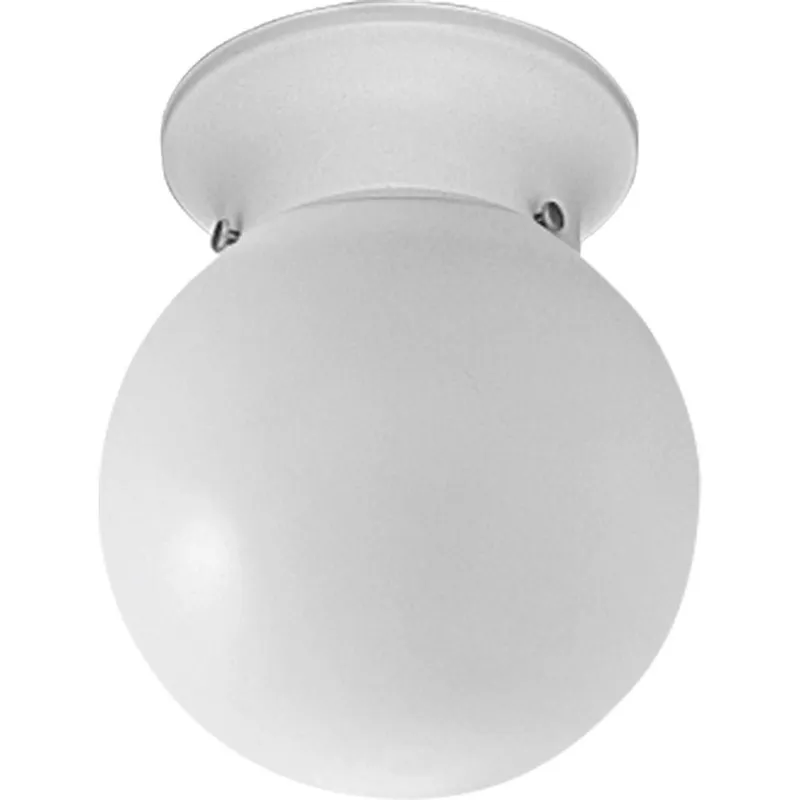 One-Light Glass Globe 6" Close-to-Ceiling — Progress Lighting LED Lighting Controls  