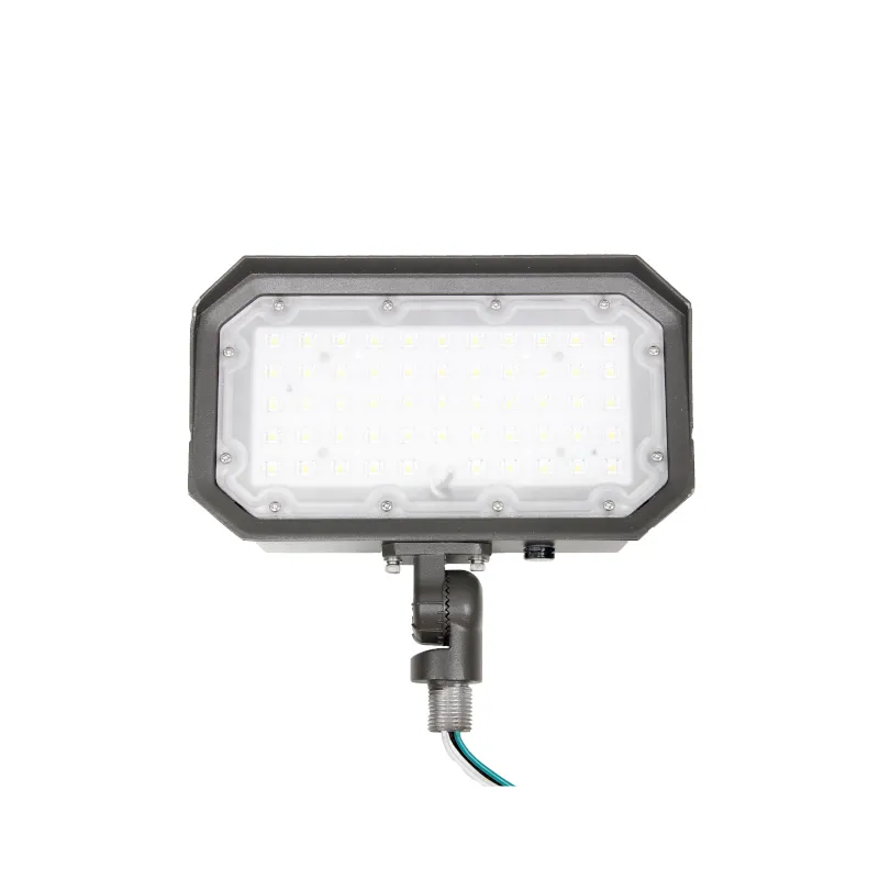 50W Knuckle Mount Floodlight with Photocell 5000K — American Lighting Systems LED Flood Lights 50.0W 5000K