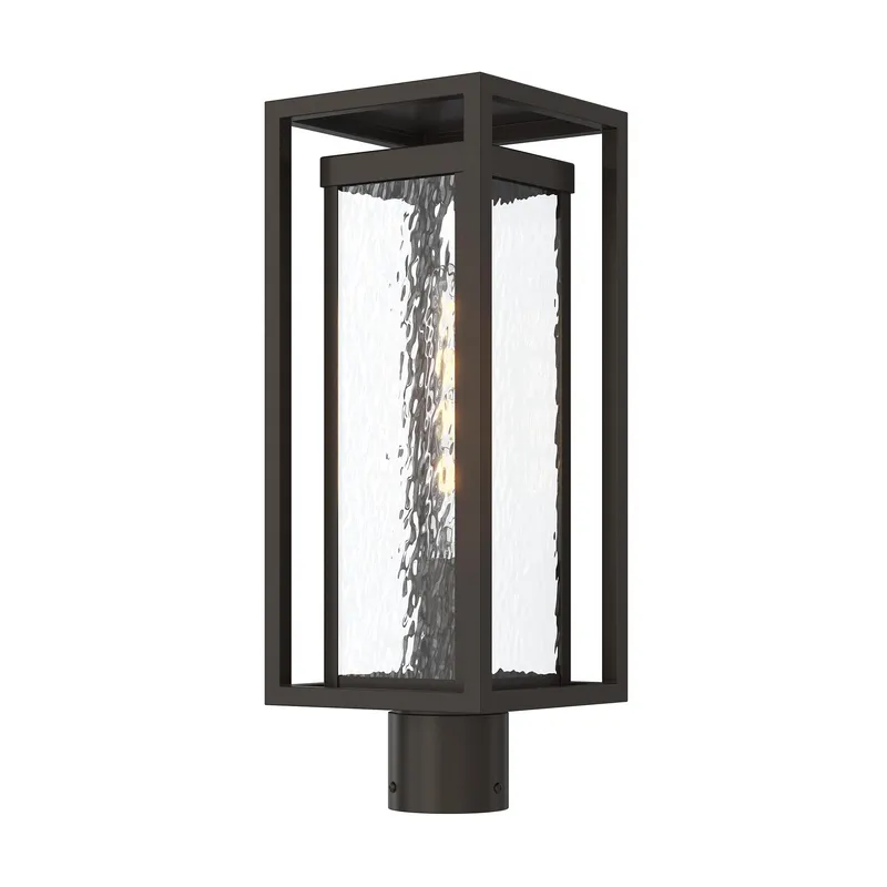 Shaw 19 Inch 1 Light Outdoor Post Light with Clear Glass — Progress Lighting LED Lighting Controls  