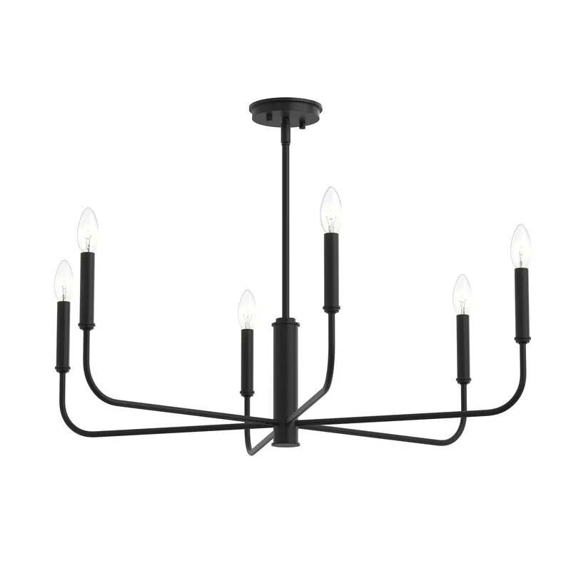 Reines Six-Light Large Chandelier — Progress Lighting LED Landscape Lights  