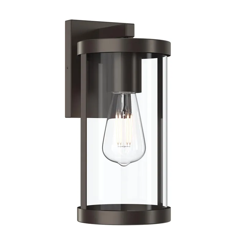 Kagen Medium Outdoor Wall Light with Clear Glass Panels — Progress Lighting LED Troffers & Panels  