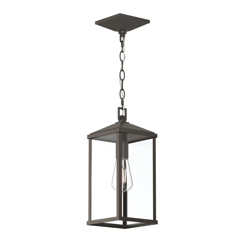 Cantley Outdoor Pendant with Clear Glass Panels — Progress Lighting LED Troffers & Panels  