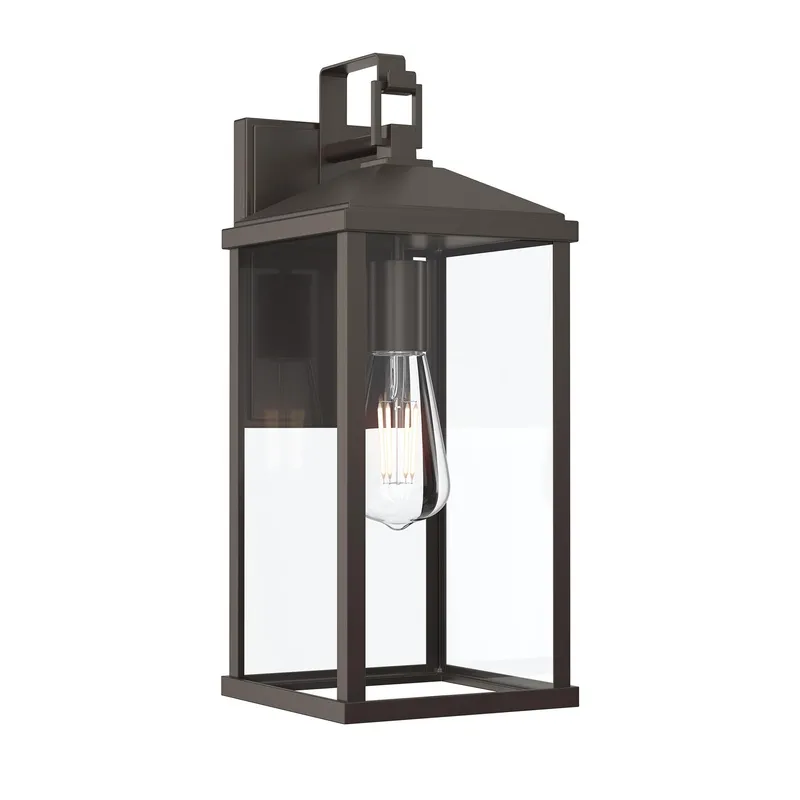 Cantley Large Outdoor Wall  Lantern with Clear Glass Panels — Progress Lighting LED Troffers & Panels  