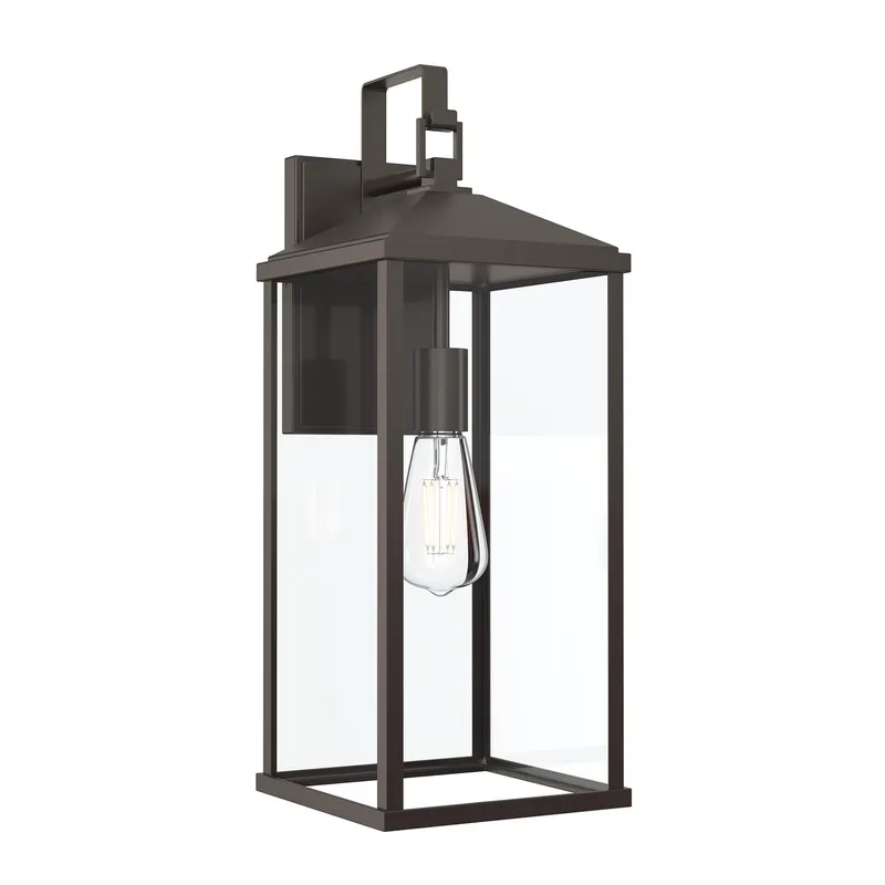 Cantley Extra Large Outdoor Wall  Lantern with Clear Glass Panels — Progress Lighting LED Troffers & Panels  