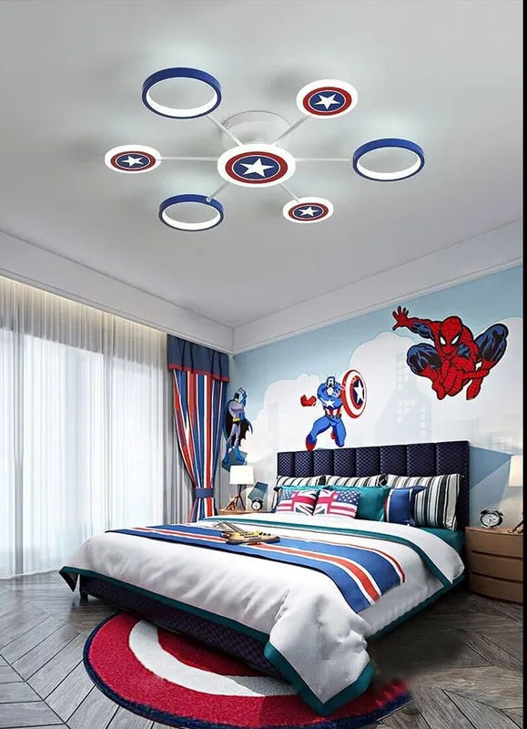 Captain America Kids Lighting – Marvel Merchandise — Zenduce Lighting LED General Lighting  