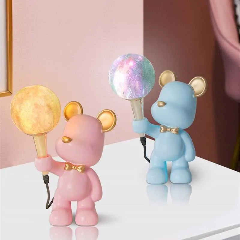 Bear Bedside Lamp for Kids Room — Zenduce Lighting LED Pendant Lights  3500K