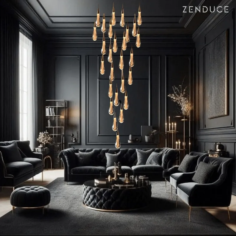 RAIN DROPS — Zenduce Lighting LED Pendant Lights 3.0W 