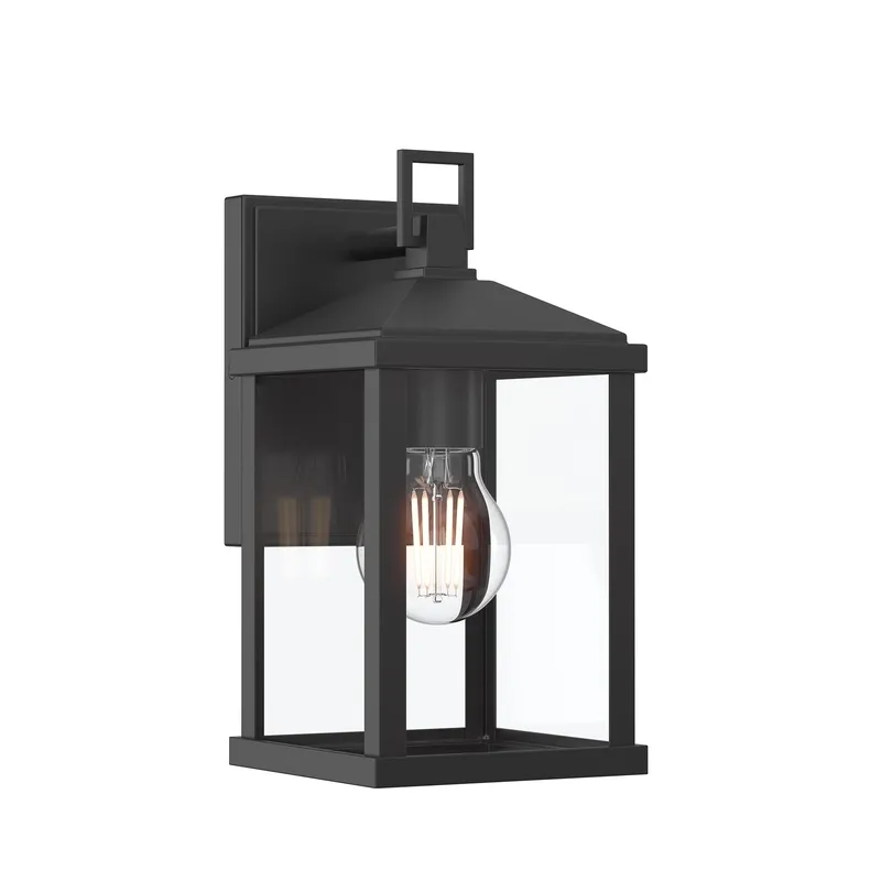 Cantley Small Outdoor Wall  Lantern with Clear Glass Panels — Progress Lighting LED Troffers & Panels  