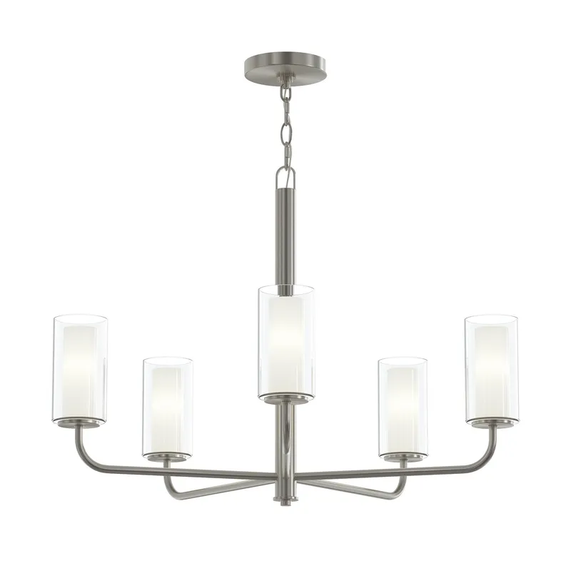 Mack Five-Light Chandelier with Layered Glass Shades — Progress Lighting LED Landscape Lights  