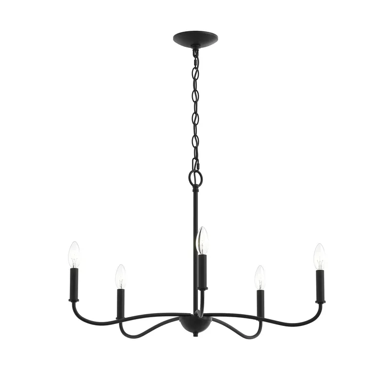 Ilia 5-Light Chandelier — Progress Lighting LED Landscape Lights  