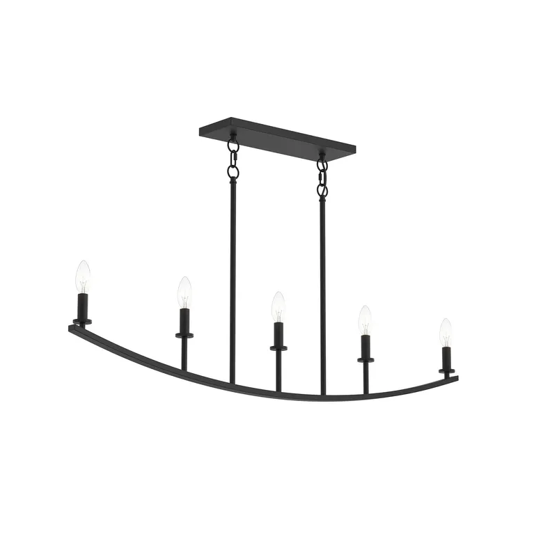 Jheni Five-Light Linear Chandelier — Progress Lighting LED Linear Lights  