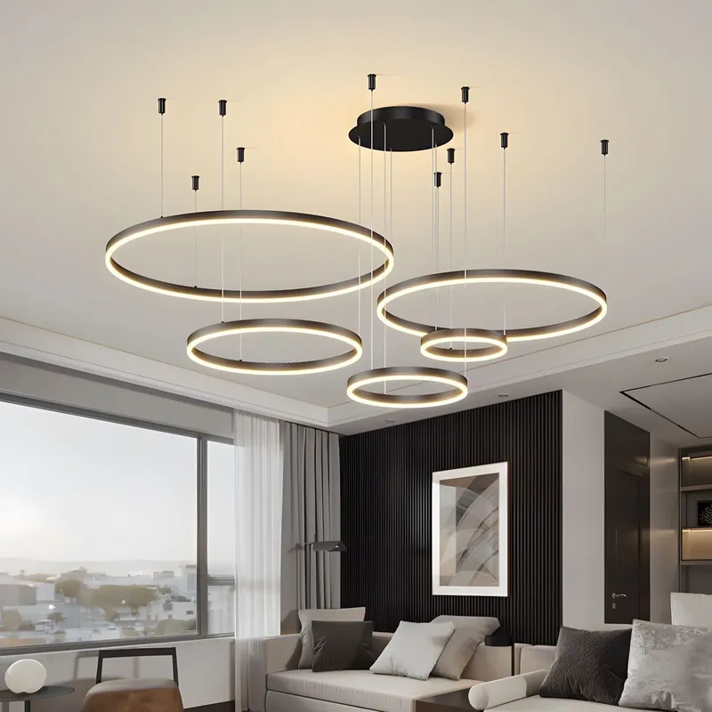 CIRCLETS — Zenduce Lighting LED Pendant Lights 64.0W 