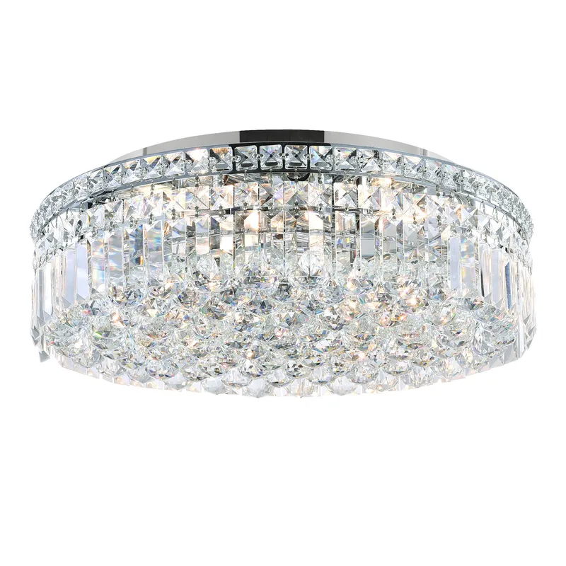 Colosseum Flush Mounts Chrome 8 Lights — Modern Lights LED Ceiling Lights 60.0W 